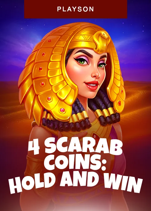 4 Scarab Coins: Hold and Win